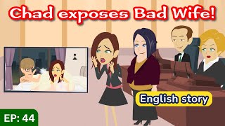 Bad wife part 44 | English Story | Learn English | Animated story | Learn English with Kevin
