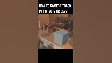 How to Camera Track in Blender in 1 Minute!!!