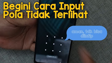 Cara Agar Pola Kunci Layar Tidak Terlihat HP Samsung Galaxy M32 M21 A03S M12 M42 M22 One UI 3.1