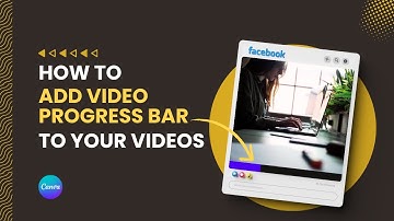 How to Add Progress Bar to Videos Using  Canva | Canva Tutorial for Beginners