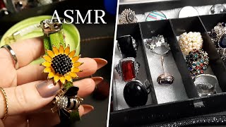 картинка: АСМР моя коллекция подвесок, колец, шепот и таппинг | ASMR