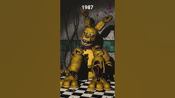 FNAF Springbonnie over the years