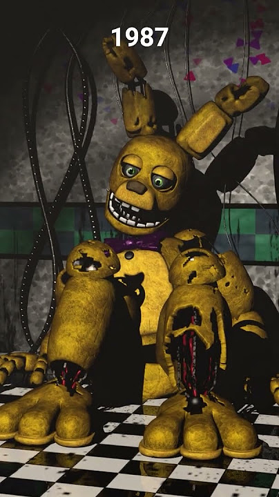 FNAF Springbonnie over the years