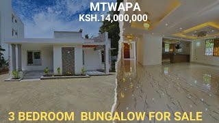 Inside Kes.14,000,000 3 Bedroom #flatroof #bungalow #forsale in #mtwapa mtomodoni