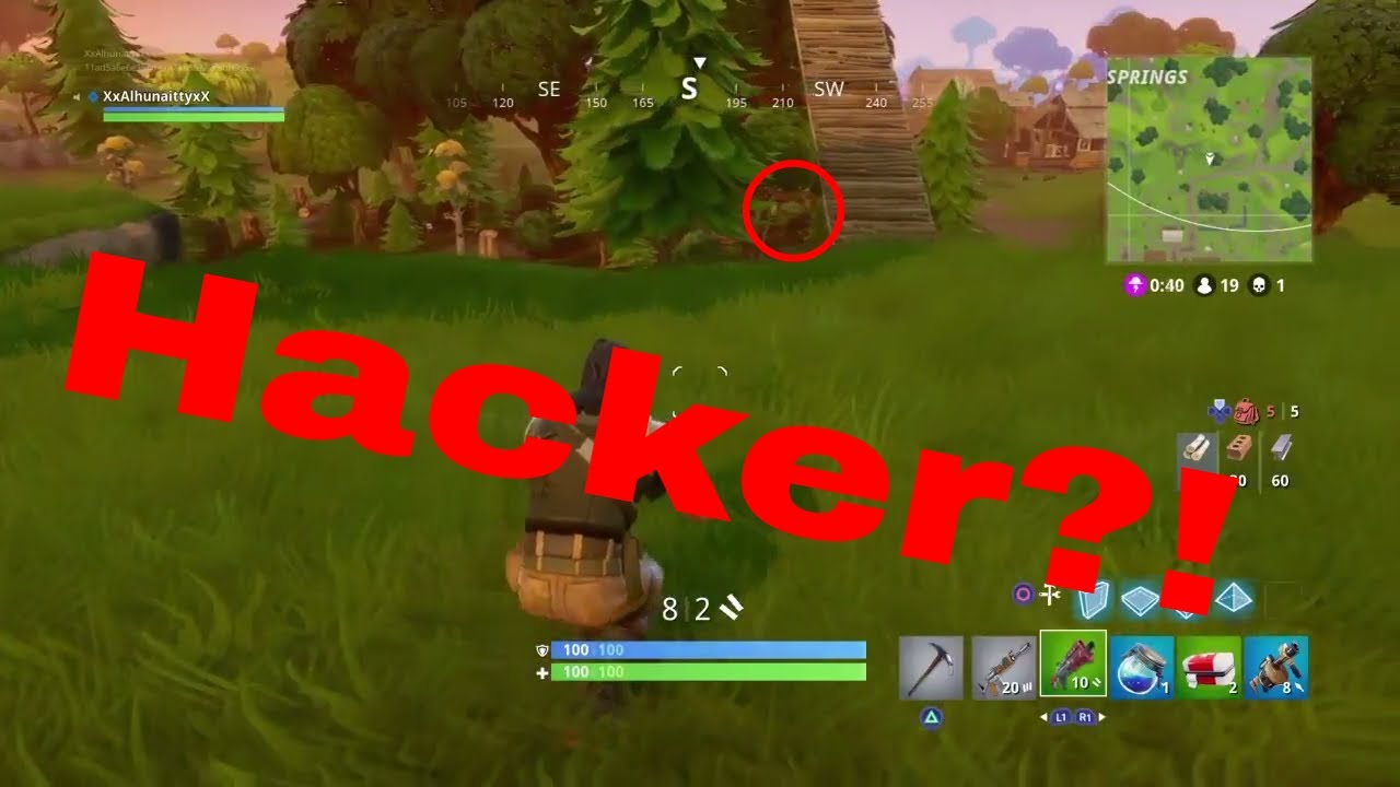 i thought that a hacker on ps fortnite battle royale - swift 5 fortnite hack