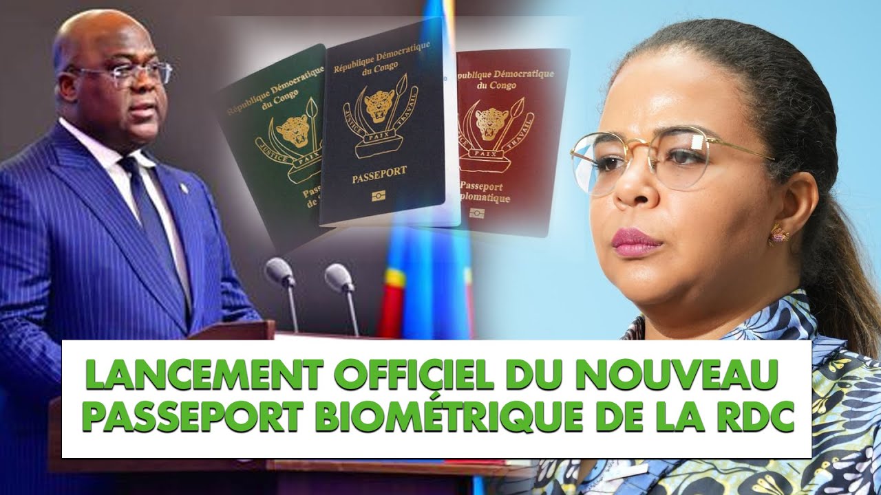 DIRECT | PR FELIX TSHISEKDI LANCE LE NOUVEAU PASSEPORT BIOMETRIQUE DE ...