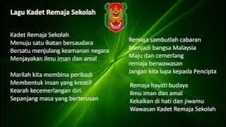 Lagu Kadet Remaja Sekolah [lirik]