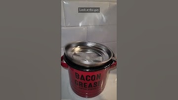 Bacon grease container solution #fok