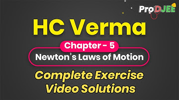 Concepts of Physics-HC VERMA | Exercise Video Solutions | Chapter 5 Newton’s Laws of Motion