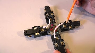 H style Dual Circuit track X Connector overview by Total Track Lighting