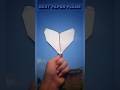 How to make this best flying paper plane origami flying new plane 🆕✈️🤩 #shorts #jet #paper #toy