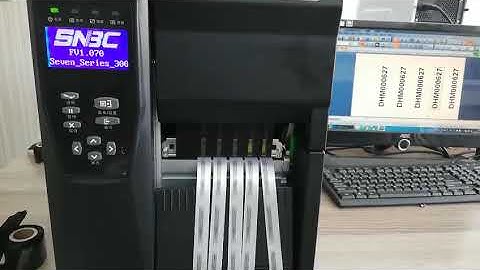 Thermal transfer Ribbon printing machine - Easily print multiple ribbons