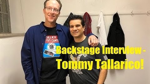 Backstage Interview with Tommy Tallarico, President of Intellivision, Spokesman for the Amico.