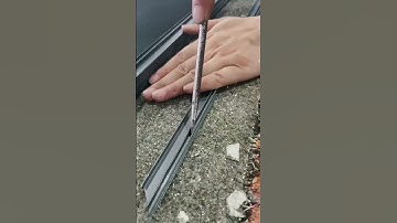 How to make a mosquito net #aluminiumwindows #aluminiumdoor