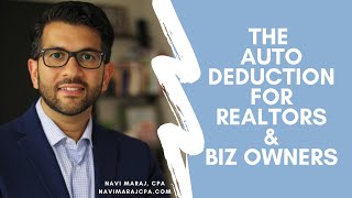 The Auto Tax Deduction for Realtors and Small Business Owners
