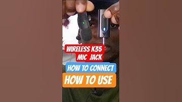 HOW TO CONNECT & USE  THE K35 WIRELESS MICROPHONE#microphone#mictest#jumia#temu#k35#lapelmic#2026