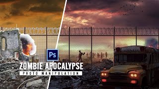 Photo manipulation Photoshop - Zombie Apocalypse