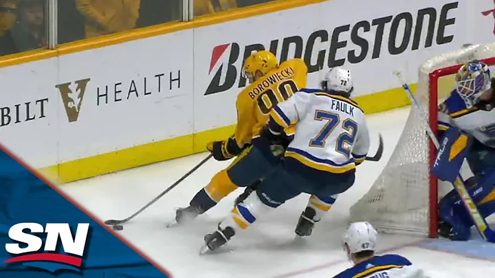 Mark Borowiecki Sets Up Nick Cousins Goal With Smo...