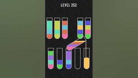 Water Sort Puzzle Level 252 Walkthrough Solution Android/iOS 💦