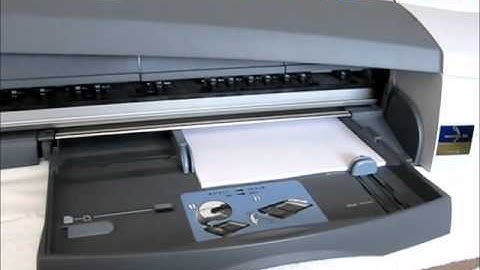 DesignJet 100 - 130 print info page