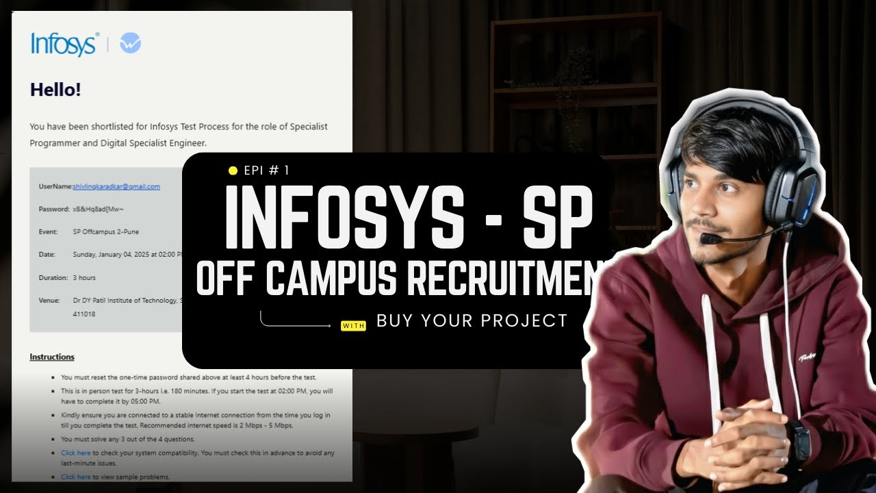 🔥Infosys Big News | Final Exam Mail | How to Change Infosys Password ...