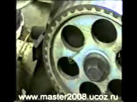 Замена,натяжка ремня грм на ваз