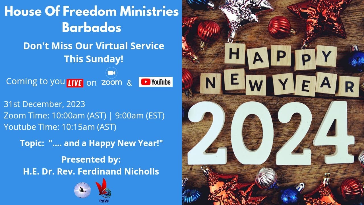 House Of Freedom Barbados 31st December 2023 YouTube