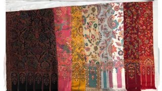 After stoles we make a video of kashmiri pashmina shawls handwork all brands 8699606674 ludhiana