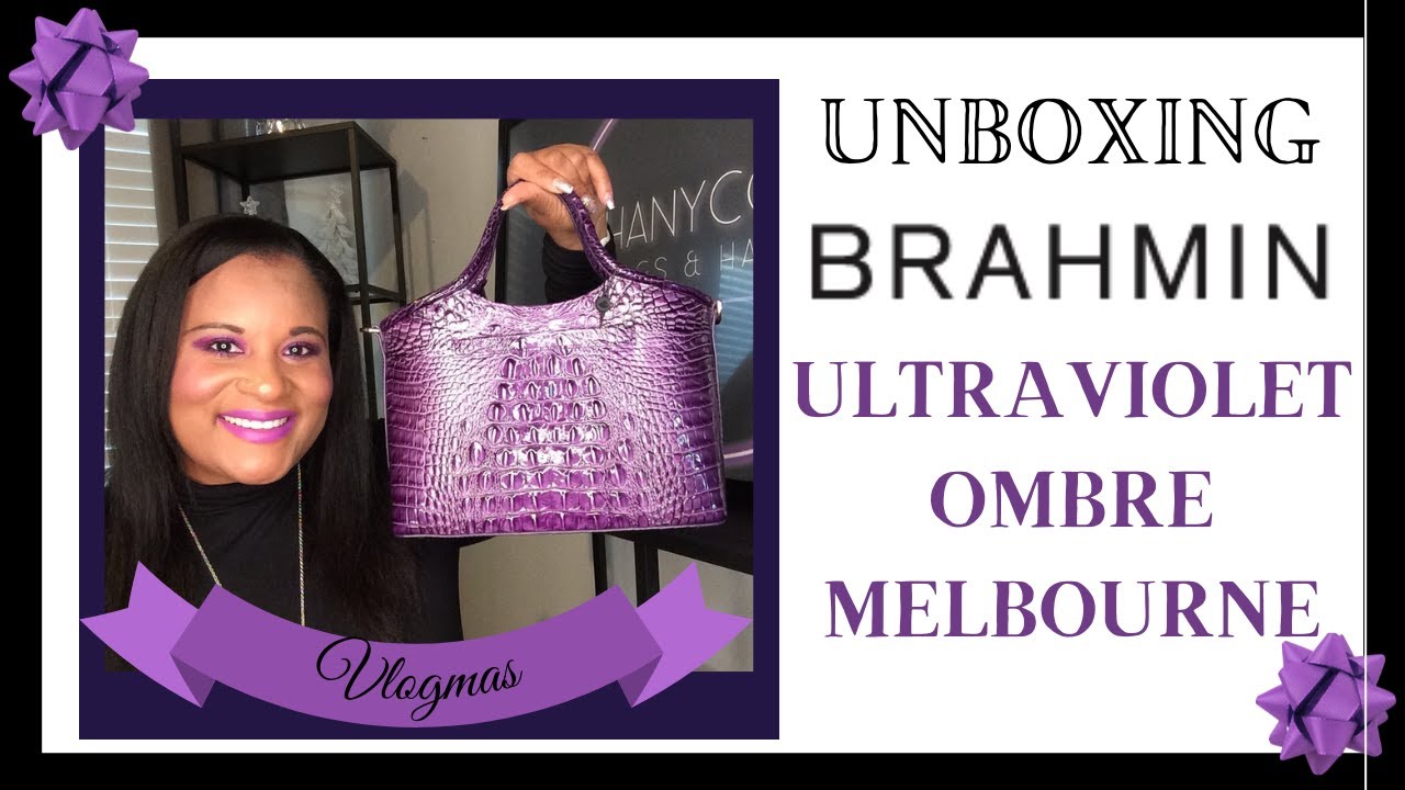 Brahmin Ombre Melbourne Collection Elaine Satchel Bag Purse New