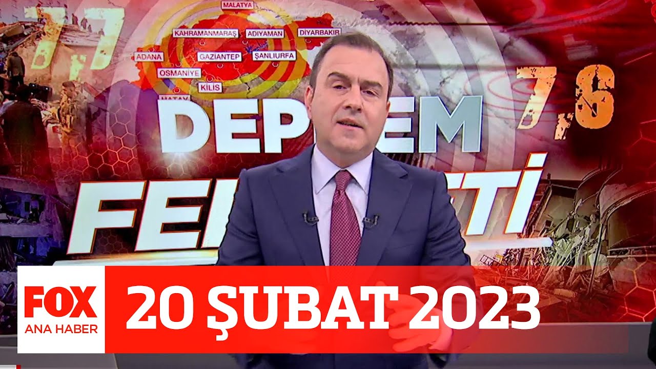 Deprem felaketinde 15. gün... 20 Şubat 2023 Selçuk Tepeli ile FOX Ana Haber