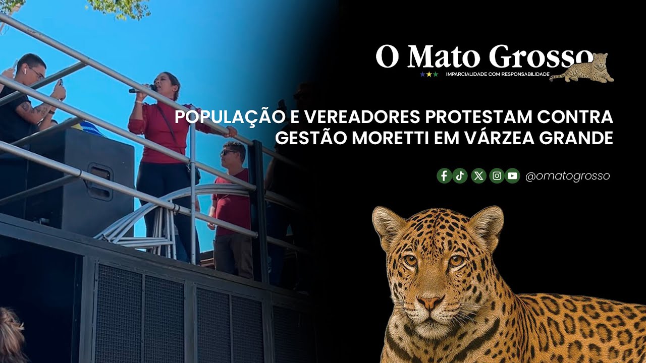 População e vereadores prostestam contra gestão Moretti em VG