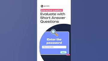 Evaluate with Short Answer