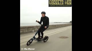 This is a stepper machine on three wheels.
