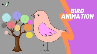 flying bird animation