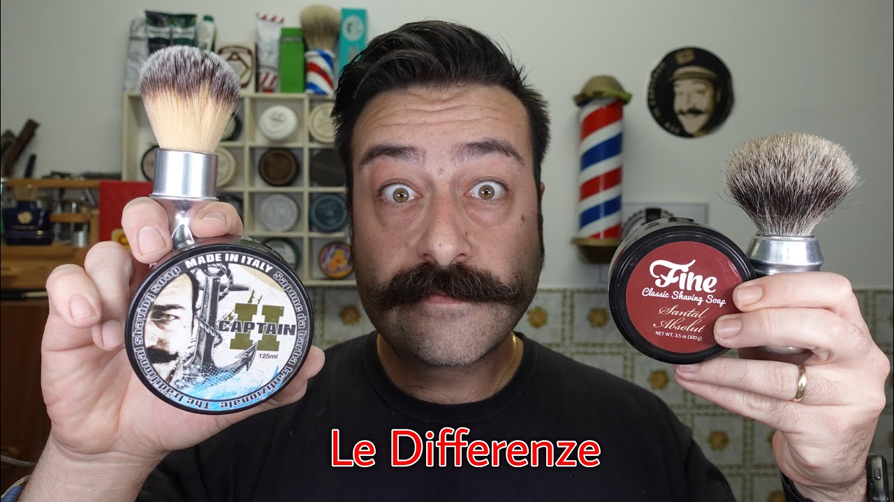 Differenze tra Crema, Sapone da barba e Hard Soap - Quale pennelli  utilizzare in questi casi 