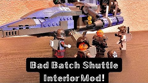 The ULTIMATE LEGO Bad Batch Attack Shuttle Mod! [Interior redesign]