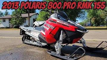 2013 POLARIS 800 PRO RMK 155 WALK AROUND