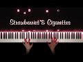 Troye sivan  strawberries  cigarettes  piano cover with strings with lyrics