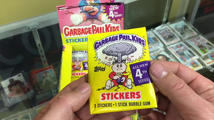 1986 Garbage Pail Kids Pack Opening GPK Topps Sticker Trading Cards 4th Series