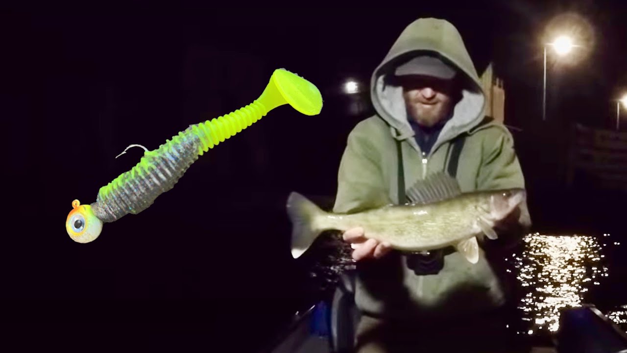 Giant Plastics for Low Light Walleye on the Mississippi River YouTube