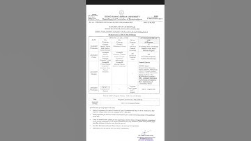 SKBU 2nd semester examination routine published 🔥 @Mr.-Thakur03