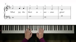 I Know That My Redeemer Lives - Easy Piano Arrangement No. 1 - 52pts