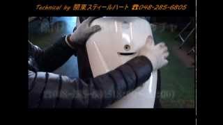 レッツ2・S・DX・STD【CA1PA・C】のフロントカバーを取り付けてみた