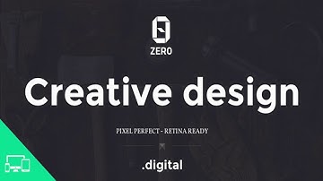 ZER0 - HTML5 Digital Creative Agency Template | Themeforest Website Templates and Themes