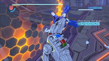 [Transformers Devastation] Grimlock Shockwave + Soundwave Prime SS Rank No Damage Perfect Time