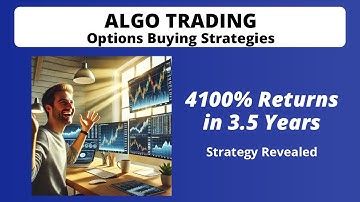 4100% Return Option Buying Strategy | Algo Trading | Quantman