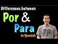 02 Spanish Lesson - Por vs Para