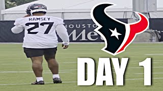Houston Texans FULL Rookie Minicamp DAY 1 HIGHLIGHTS: First Look at Rookies + MORE!