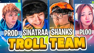 THE MOST TROLL TEAM IN VALORANT... (ft. Ploo, PROD & Shanks!)