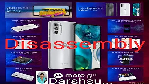 moto g52 disassembly XT2221-1